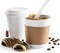 200 Pack 8 oz White Paper Disposable Coffee Cups with Lids and Sleeves Hot Cold Beverage Drinking Cup for Water Juice Espresso Tea Ideal for Water Coolers Party
